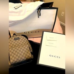Gucci GG Monogram Backpack